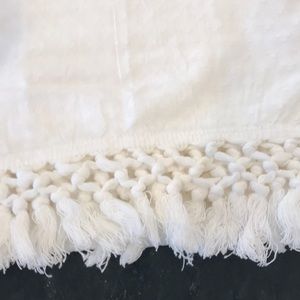 World Market Shower curtain white